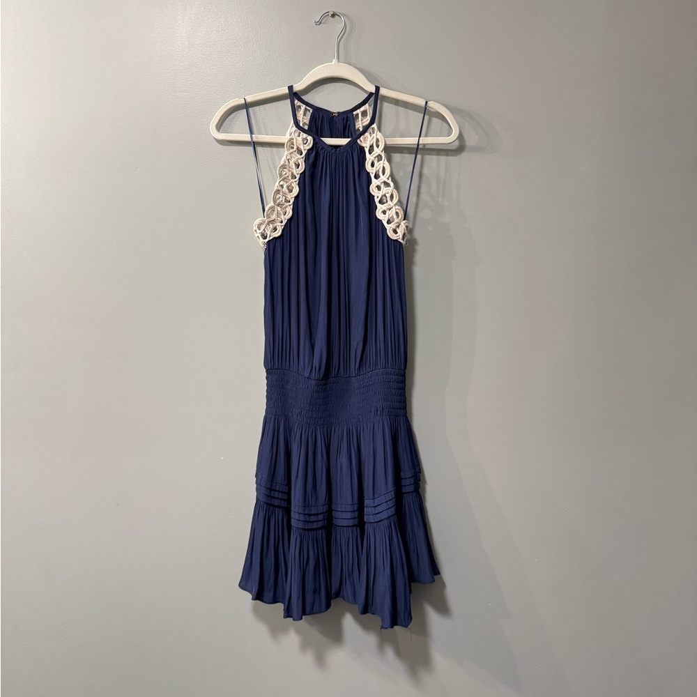 RAMY BROOK Scottie Smocked Mini Dress